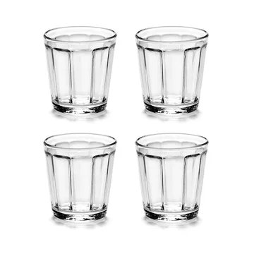 Bicchiere da espresso Surface confezione da 4 trasparente - Serax