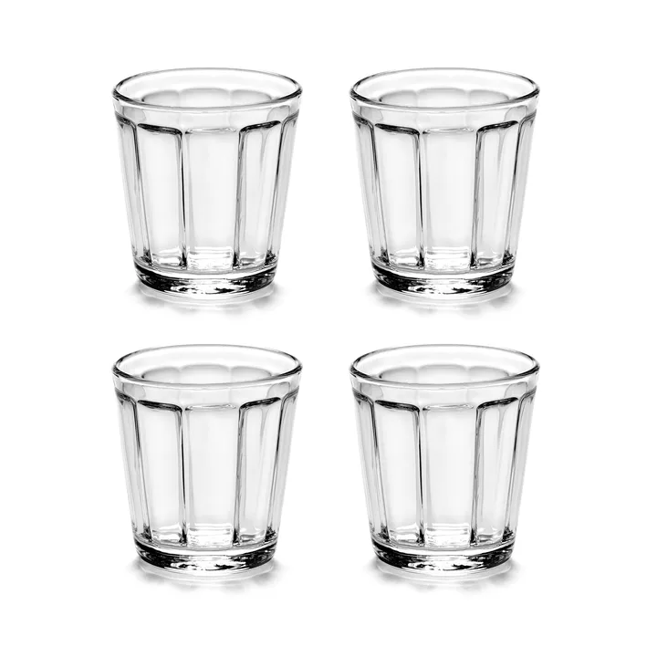 Bicchiere da espresso Surface confezione da 4 trasparente - Serax