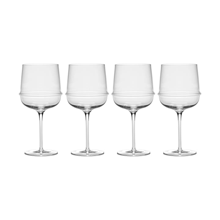 Bicchiere da vino rosso Dune 45 cl confezione da 4 - Clear - Serax