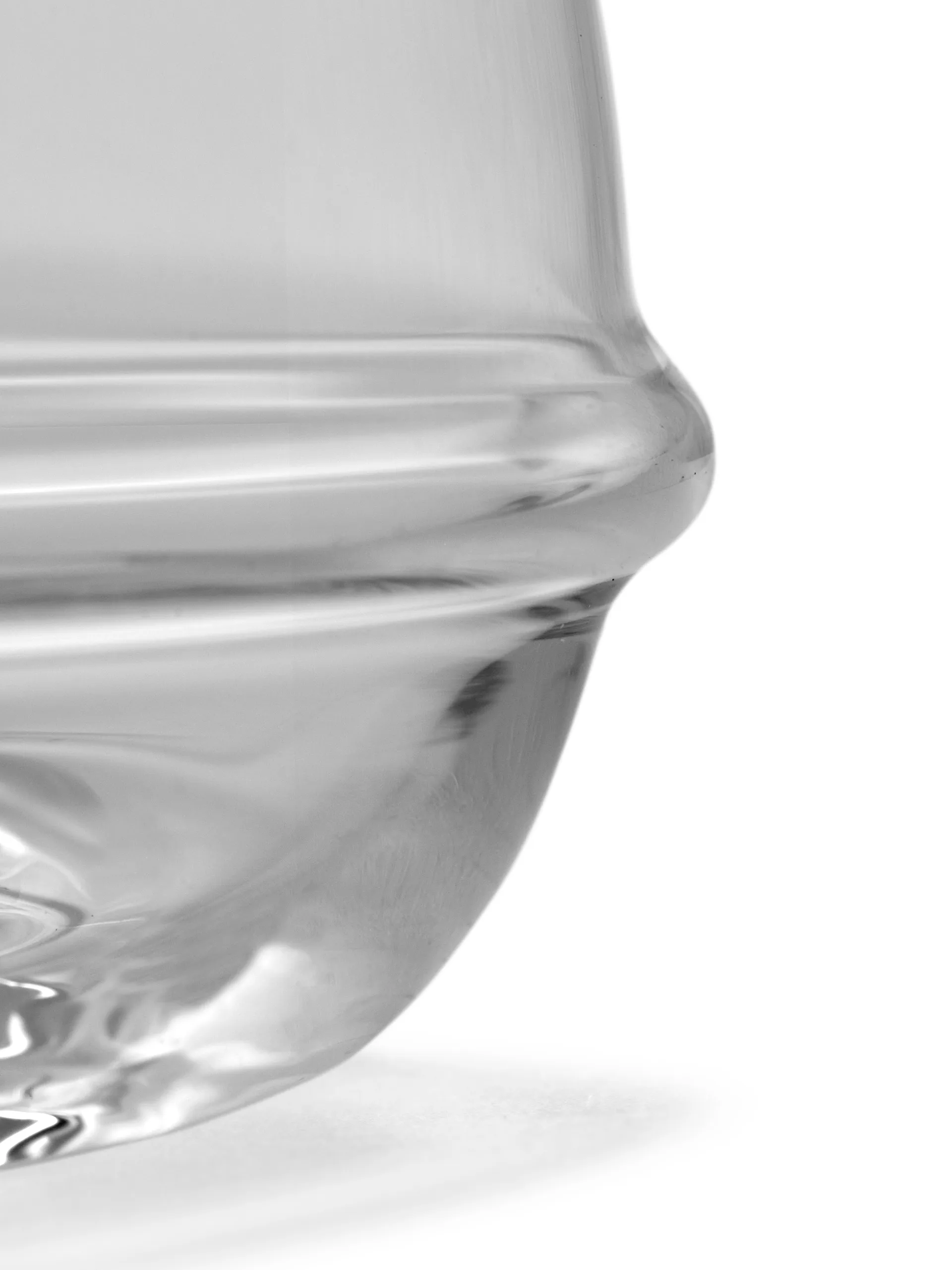 Bicchiere da whisky Dune 35 cl confezione da 4, Clear Serax