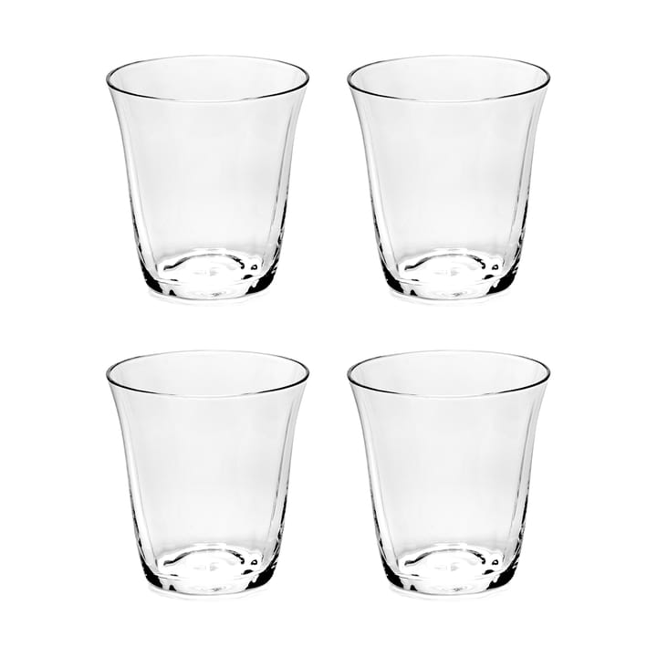 Bicchiere doppio espresso Silhouette 11 cl confezione da 4 - Trasparente - Serax