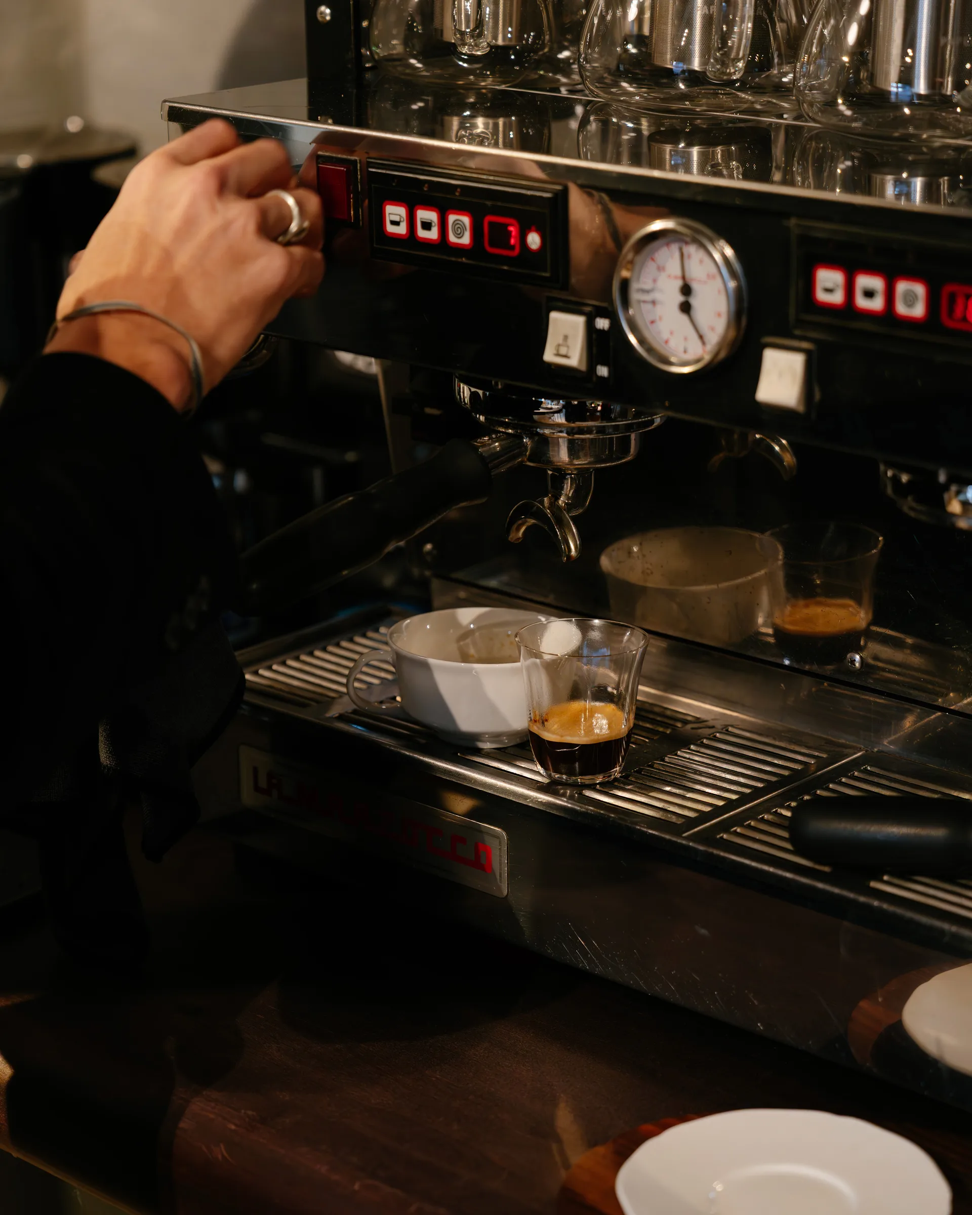 Bicchiere doppio espresso Silhouette 11 cl confezione da 4, Trasparente Serax