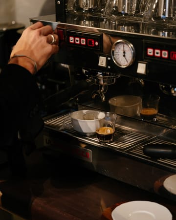 Bicchiere doppio espresso Silhouette 11 cl confezione da 4 - Trasparente - Serax