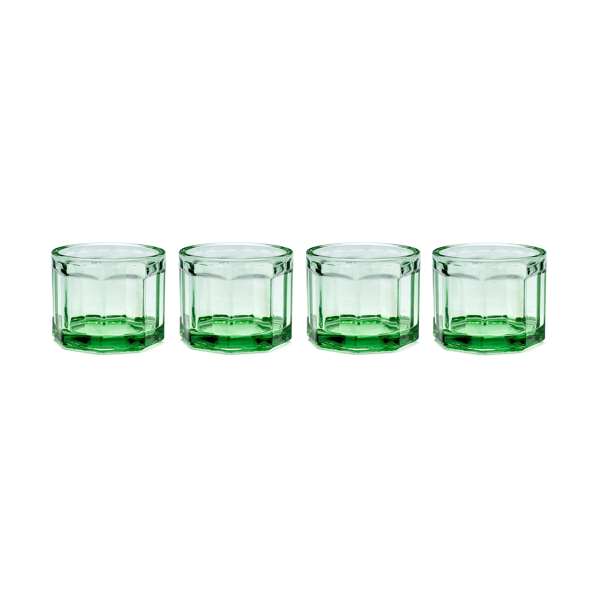 Bicchiere Fish & Fish 16 cl confezione da 4 verde Serax