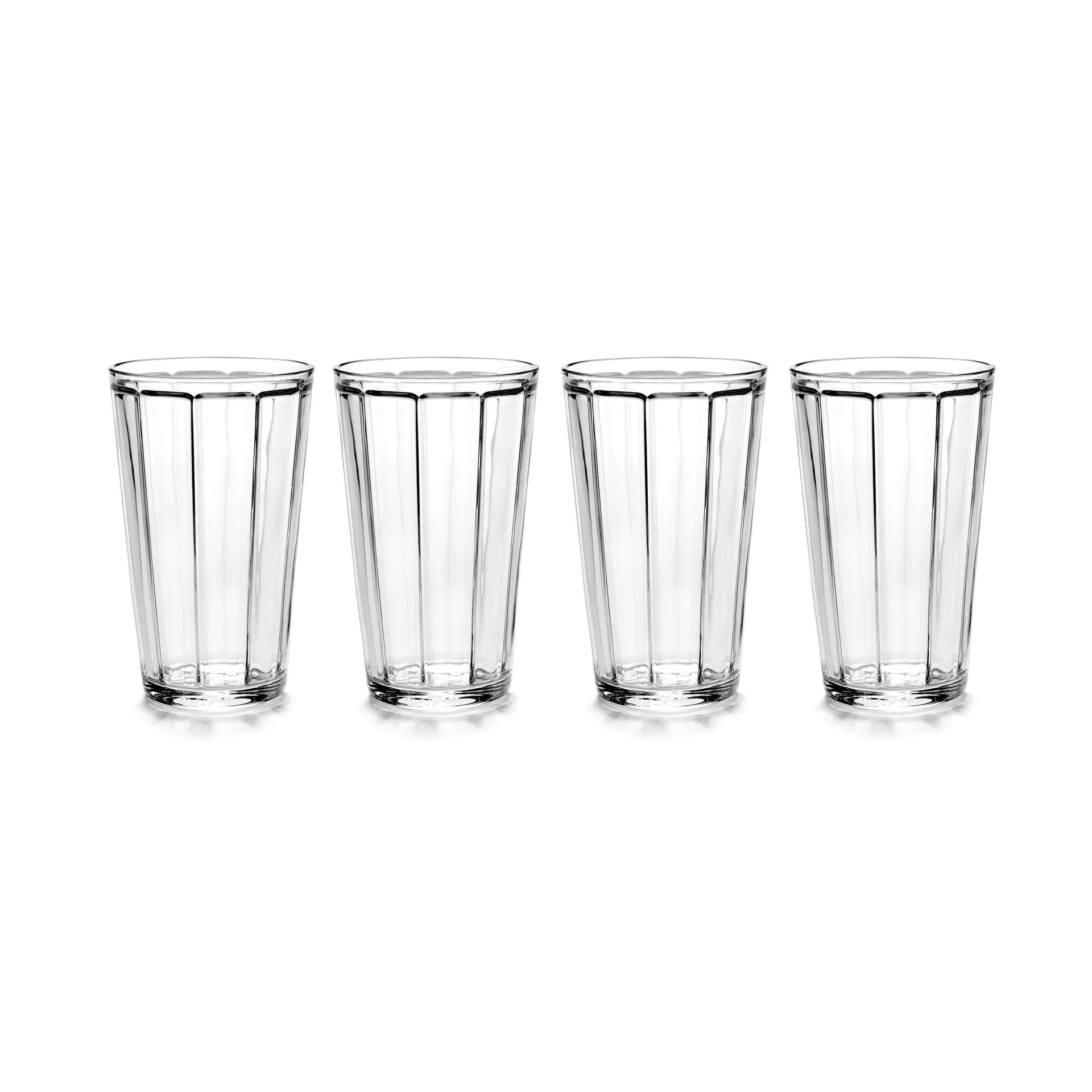 Bicchiere longdrink Surface 45 cl confezione da 4 trasparente,  Serax