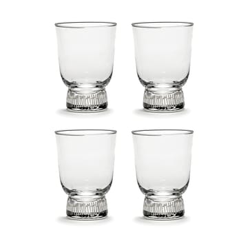 Bicchiere Ottolenghi Feast 33 cl confezione da 4 - Stripes sandblasted - Serax