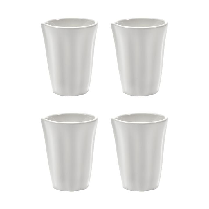 Brocca per latte Silhouette 7 cl confezione da 4 - Bianco - Serax