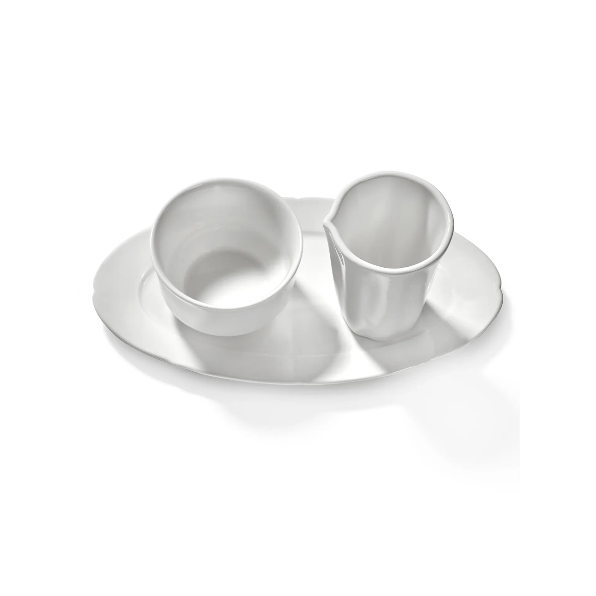 Brocca per latte Silhouette 7 cl confezione da 4, Bianco Serax