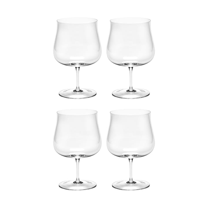 Calice da vino Silhouette Bourgogne 73 cl confezione da 4 - Trasparente - Serax