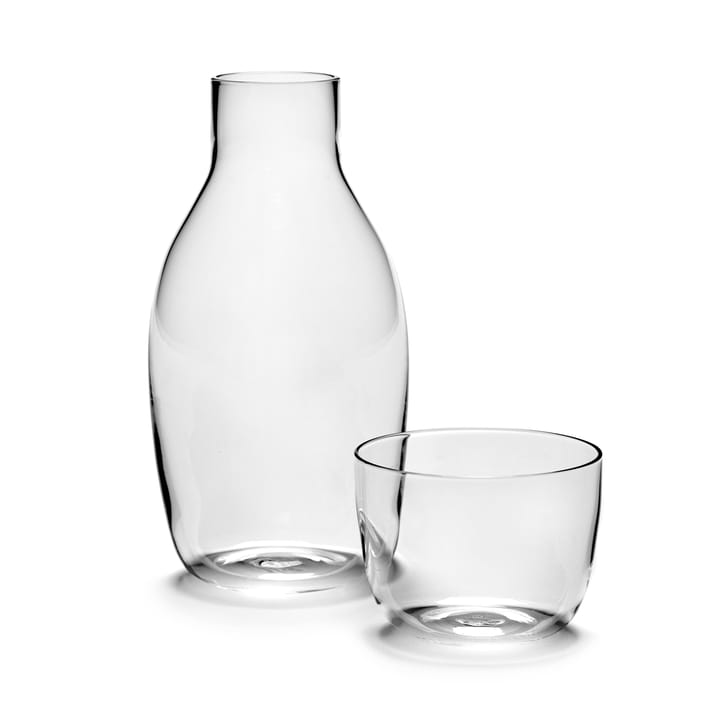 Caraffa con bicchiere Passe-Partout  - trasparente - Serax