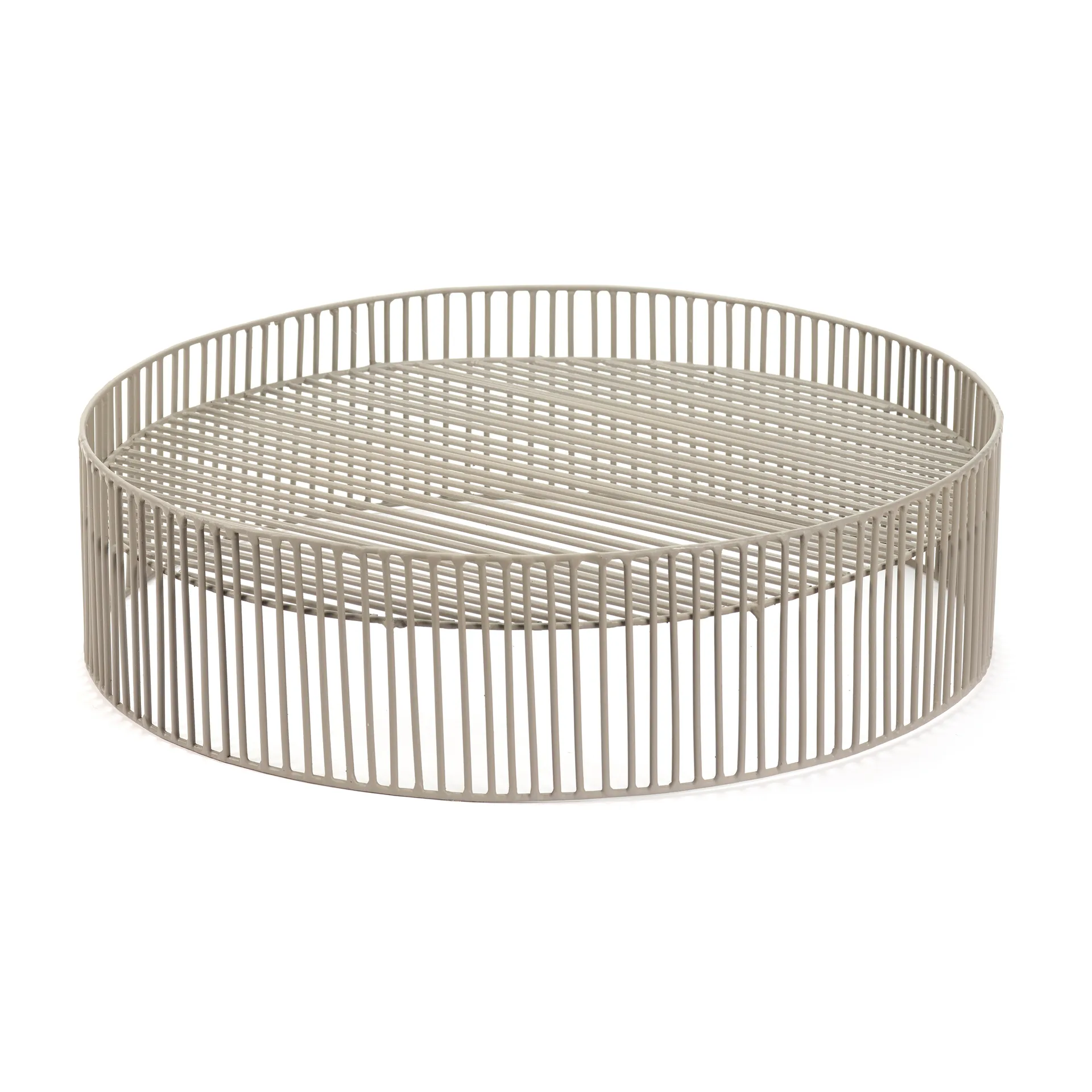 Cesto basso Turn Ø 40 cm, Grigio Serax