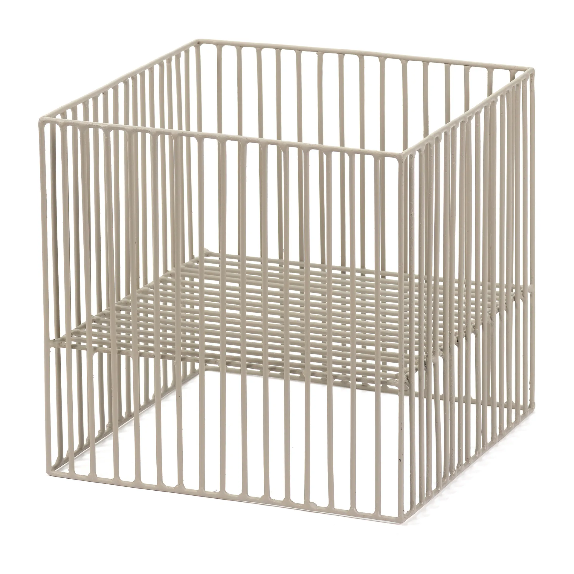 Cesto quadrato Turn 22x22 cm, Grigio Serax