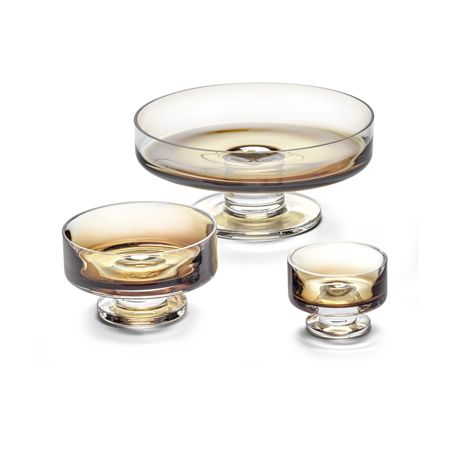 Ciotola bassa su piede Zuma S Ø8,5 cm, Ambra Serax