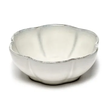 Ciotola con design a coste M Inku Ø 11 cm - Bianco - Serax