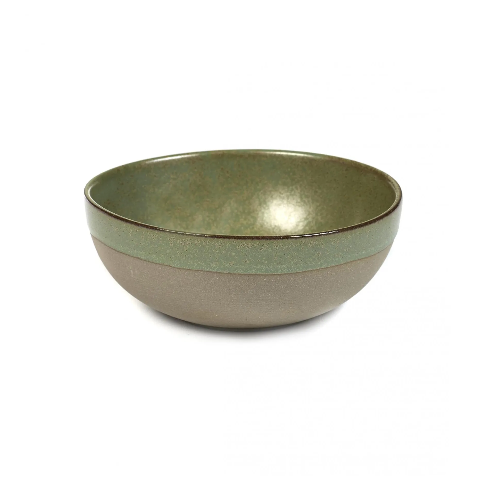 Ciotola da colazione Surface 13 cm, grey-camogreen Serax
