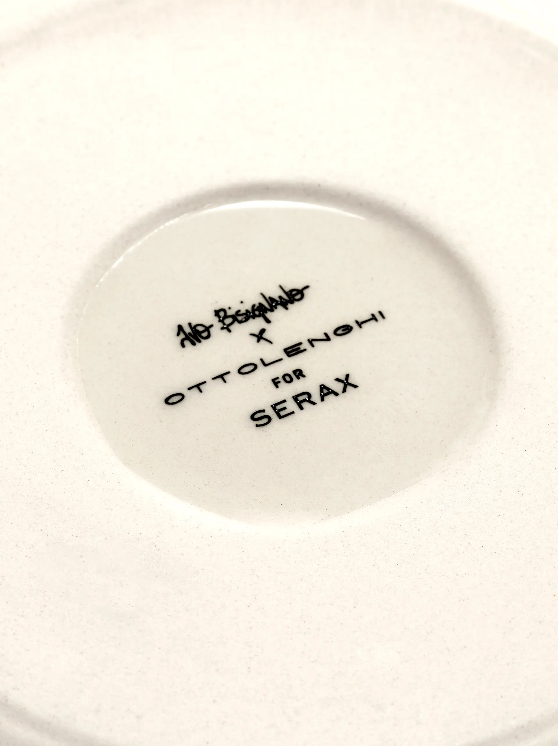 Ciotola Ottolenghi Feast L Ø17 cm confezione da 4, Dark blue stripes-white Serax