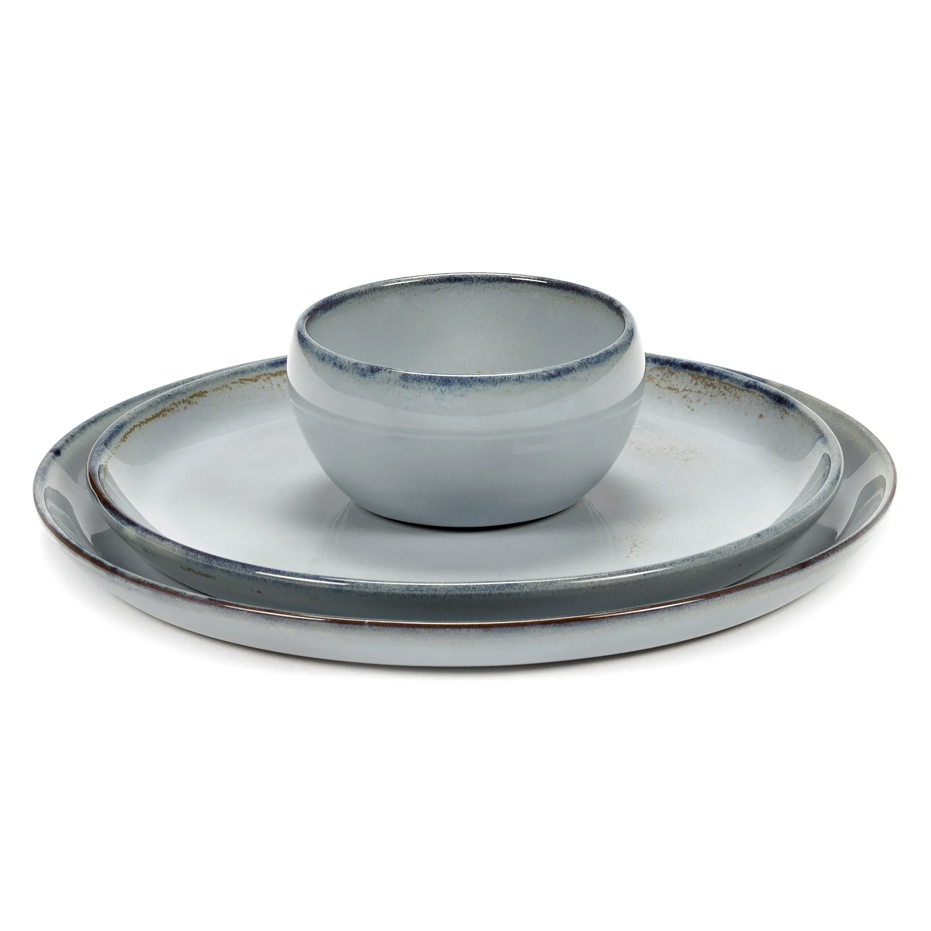 Ciotola Pure Blue lucida Ø 9 cm, blu Serax