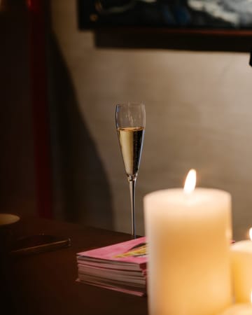 Flute da champagne Silhouette 15 cl confezione da 4 - Trasparente - Serax