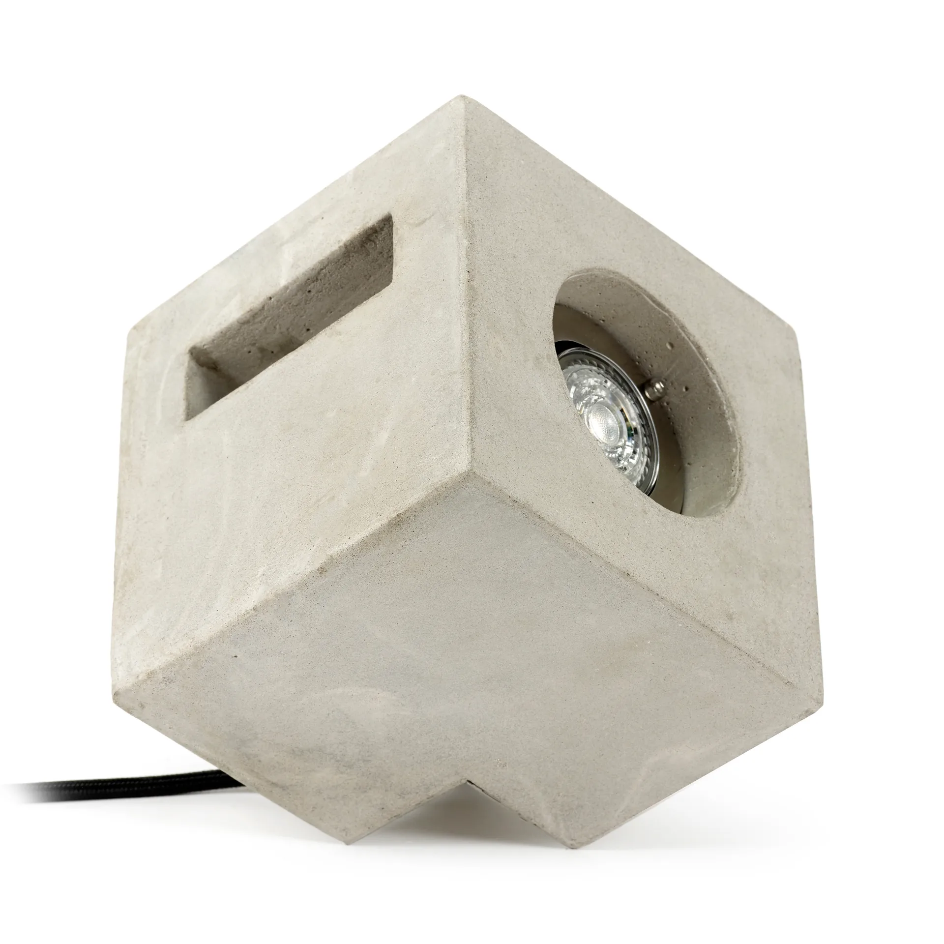 Lampada da pavimento Cube 15x15 cm, Cemento Serax