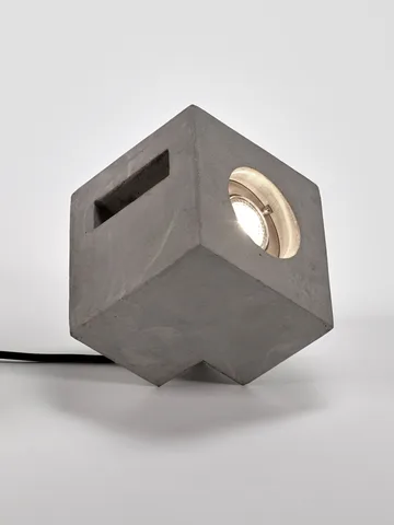 Lampada da pavimento Cube 15x15 cm - Cemento - Serax