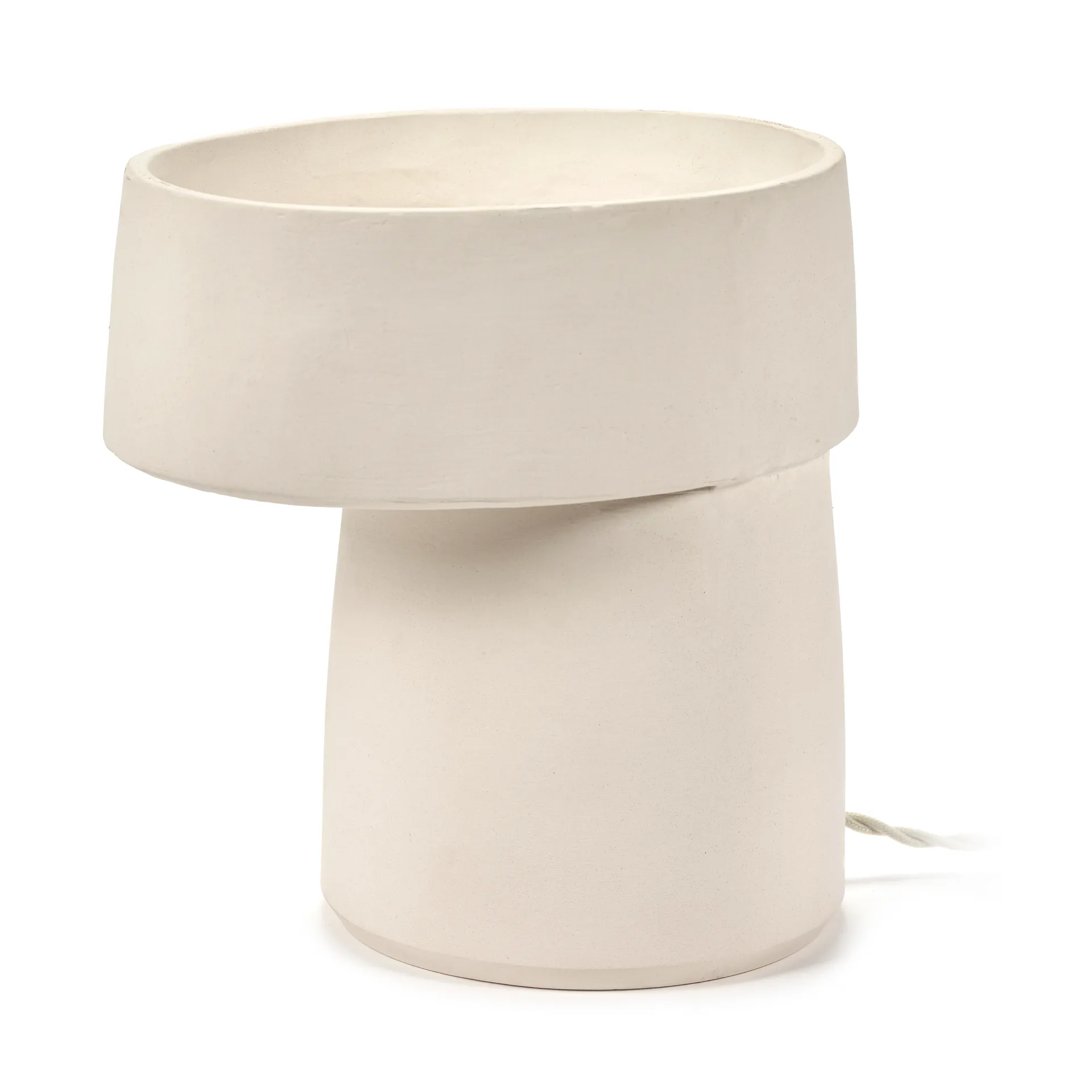 Lampada da tavolo Romé 23,5 cm, Bianco Serax