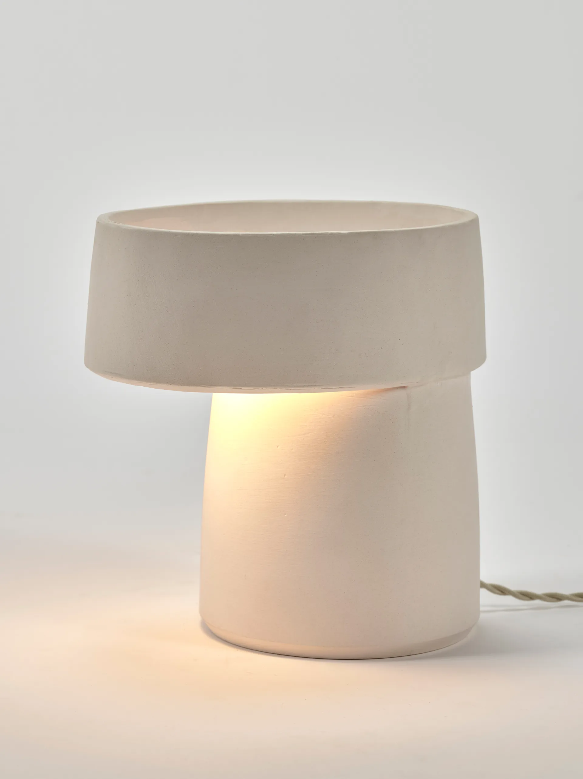 Lampada da tavolo Romé 23,5 cm, Bianco Serax