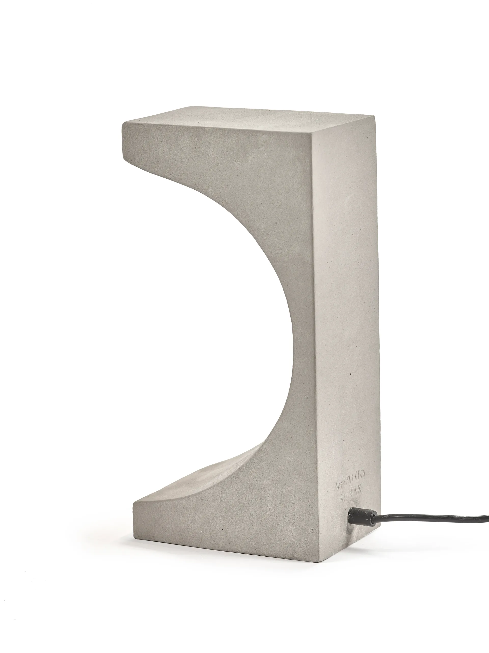 Lampada da tavolo Tangent Concrete 33 cm, Grigio Serax