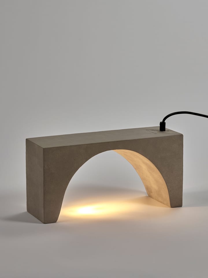 Lampada da tavolo Tangent Concrete 33 cm, Grigio Serax