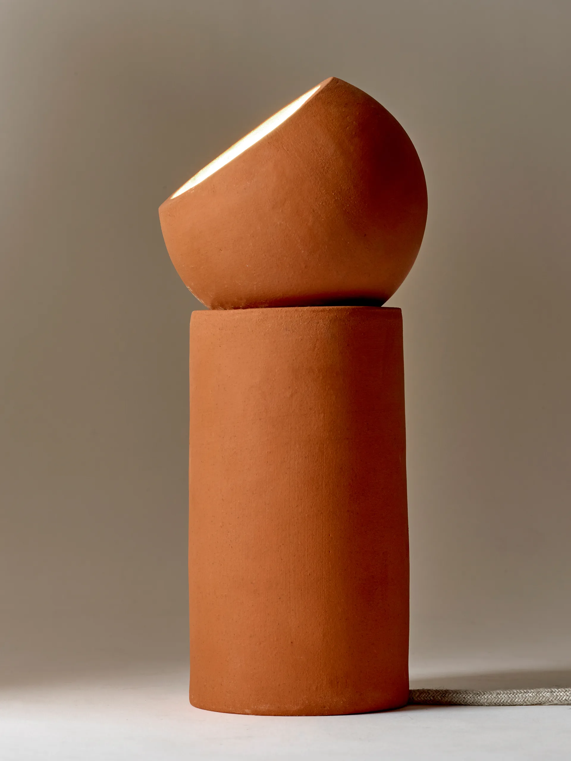 Lampada da tavolo Terra S, Terracotta Serax