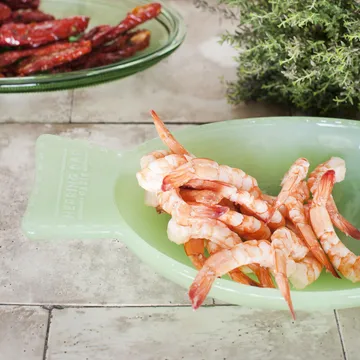 Piattino da portata Fish & Fish 14x26 cm - jadeite green - Serax