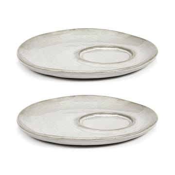 Piattino La Mère per tazzina da caffè Ø 11 cm, confezione da 2 - Bianco sporco - Serax