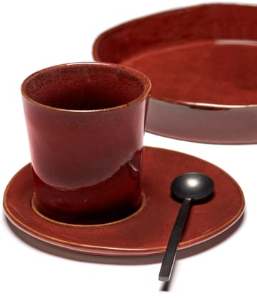 Piattino La Mère per tazzina da caffè Ø 14,5 cm, confezione da 2 - Rosso veneziano - Serax