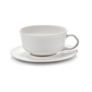 Piattino per tazzina da espresso Silhouette Ø10,3 cm confezione da 4 - Bianco - Serax