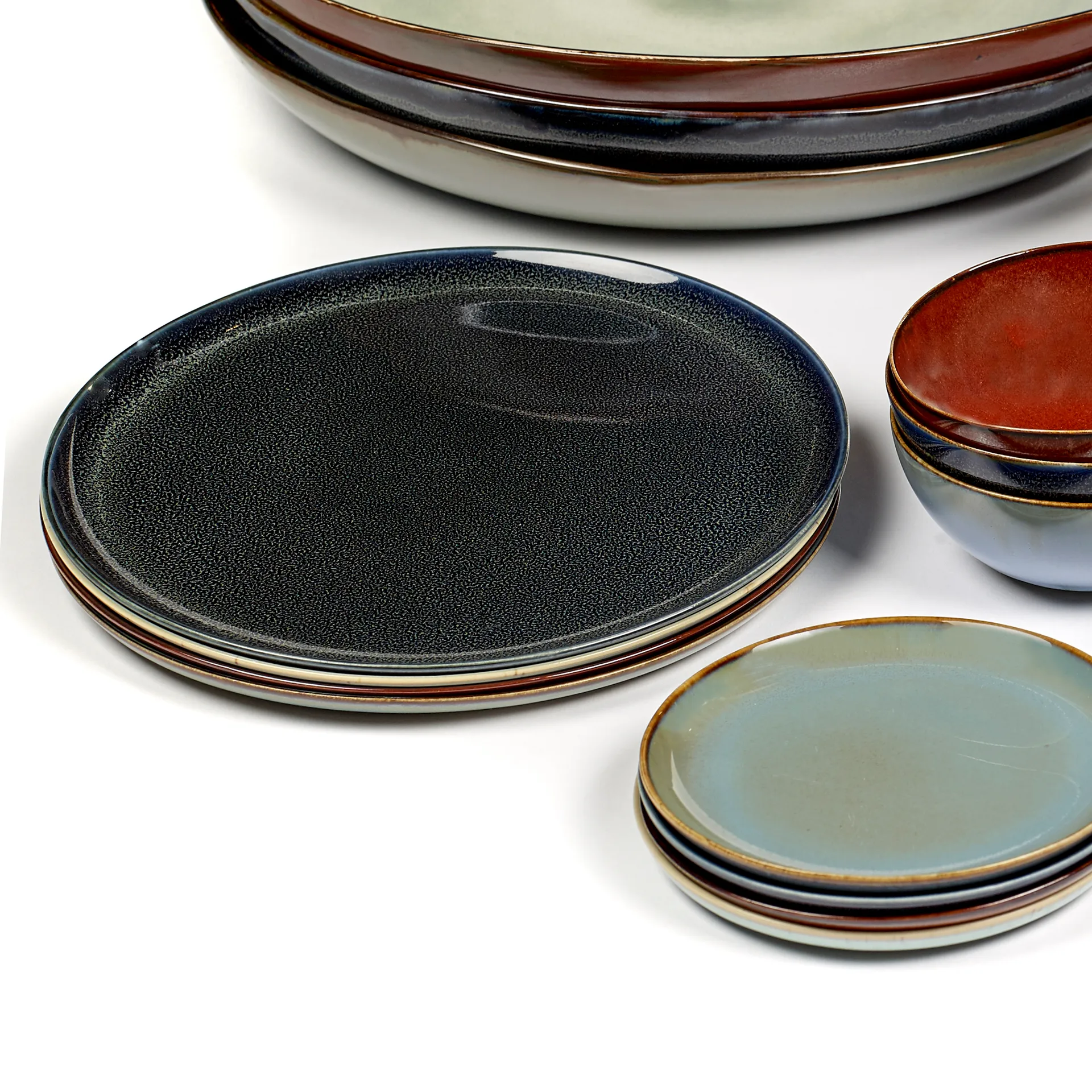 Piattino Terres de Rêves 13 cm, smokey blue Serax