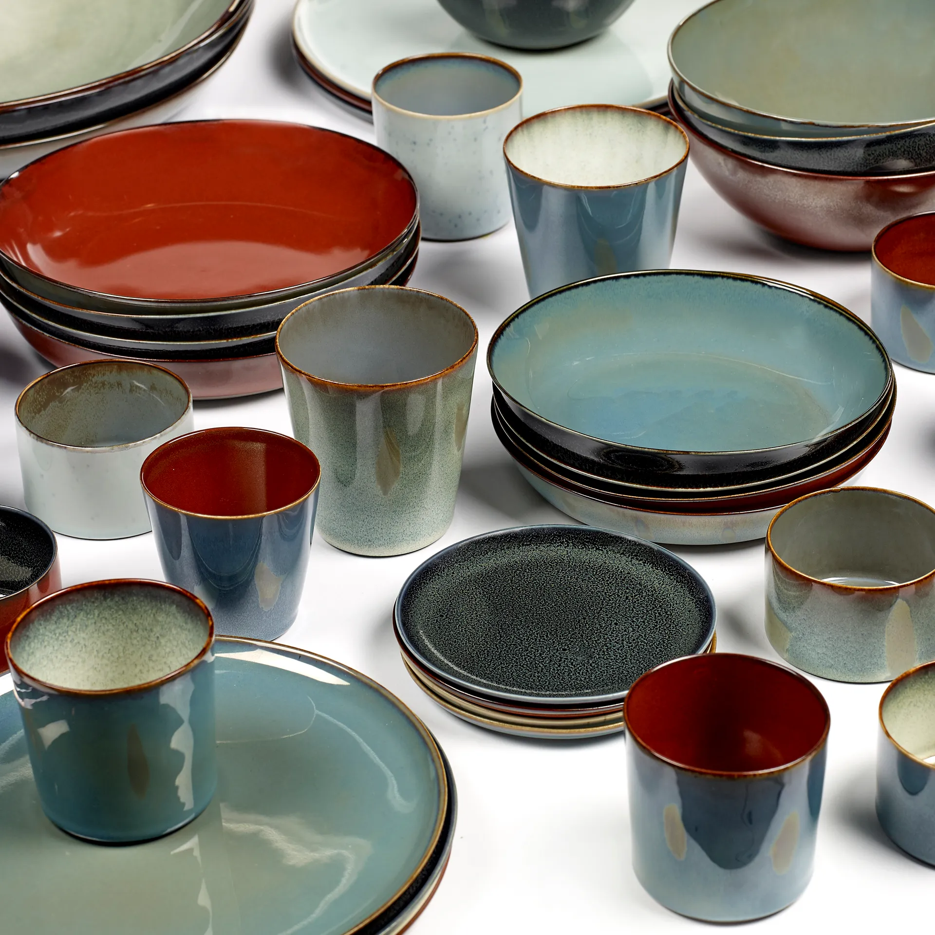 Piattino Terres de Rêves 22 cm, smokey blue Serax