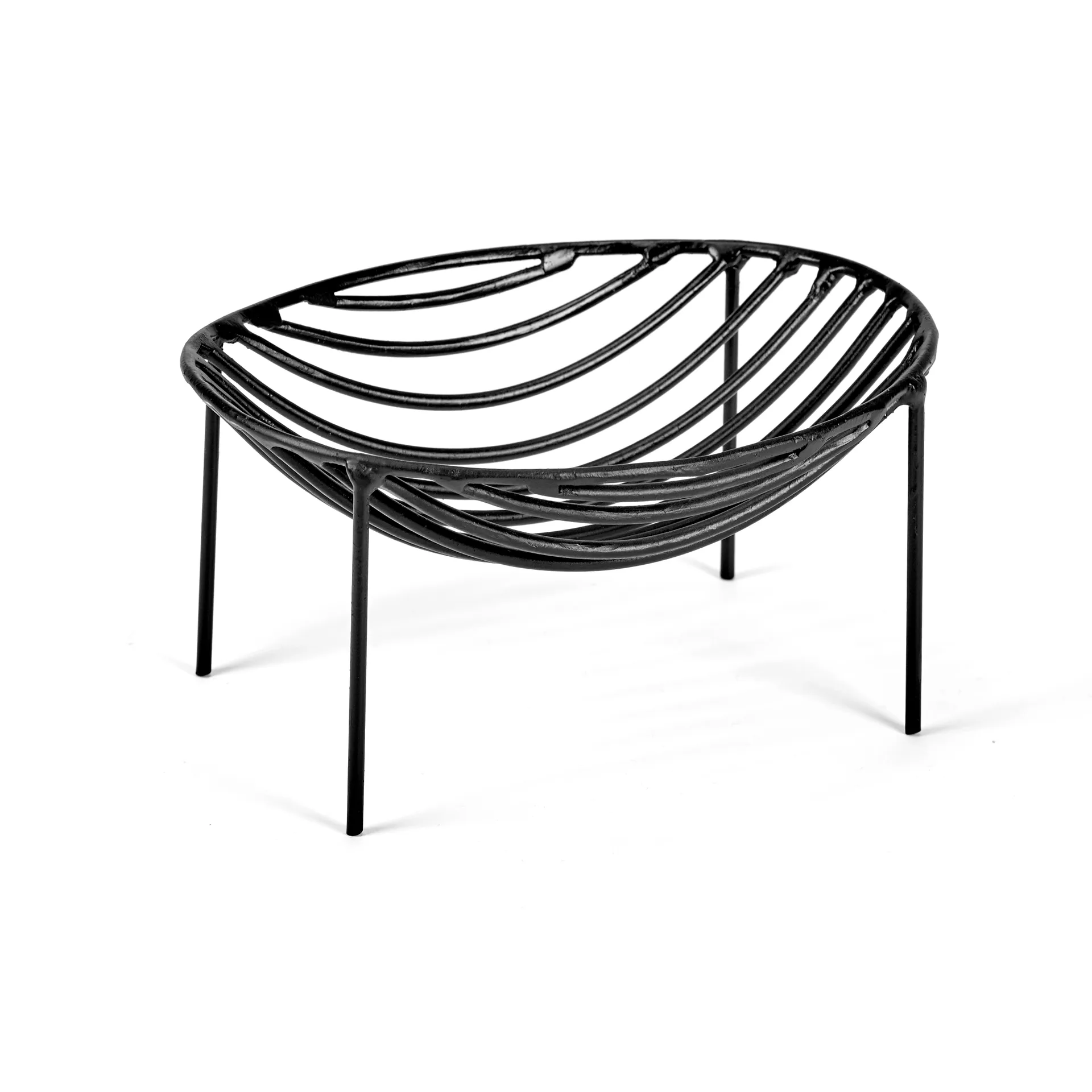 Piatto da frutta Nana 16x21 cm, nero Serax