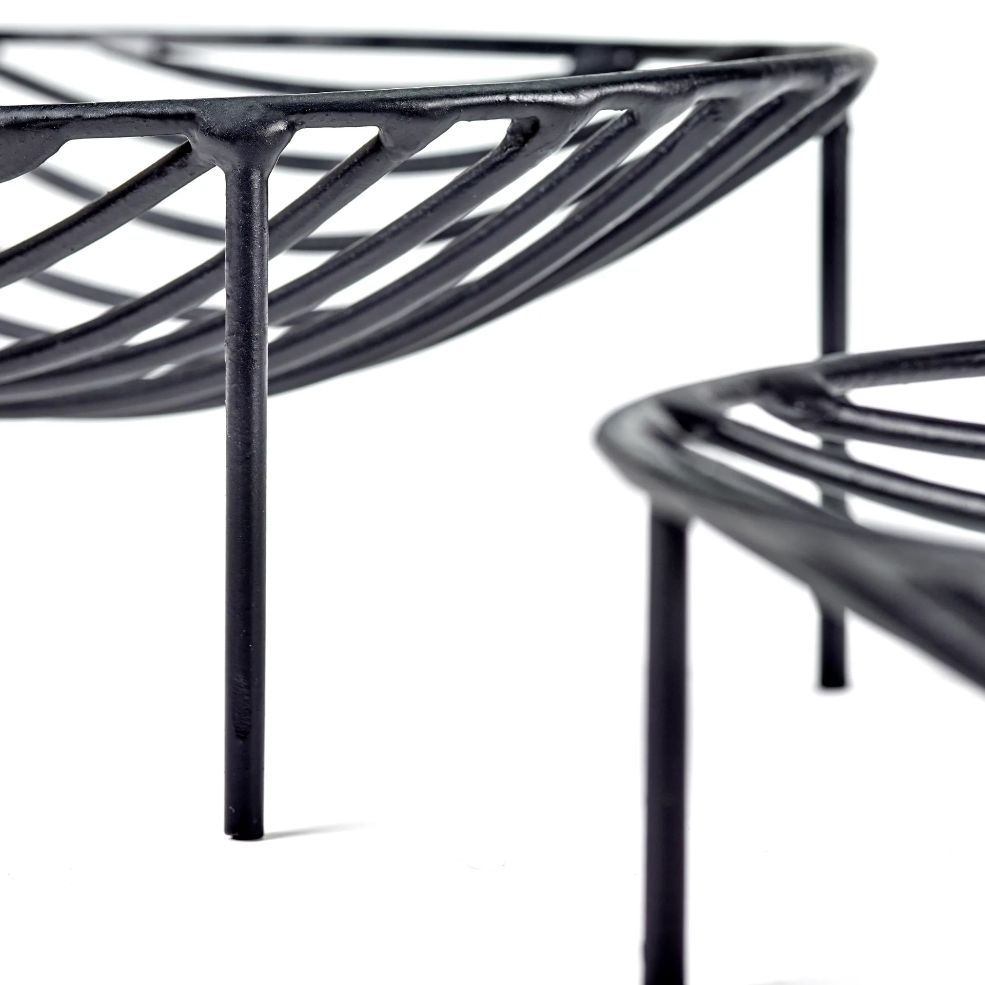 Piatto da frutta Nana 16x21 cm, nero Serax