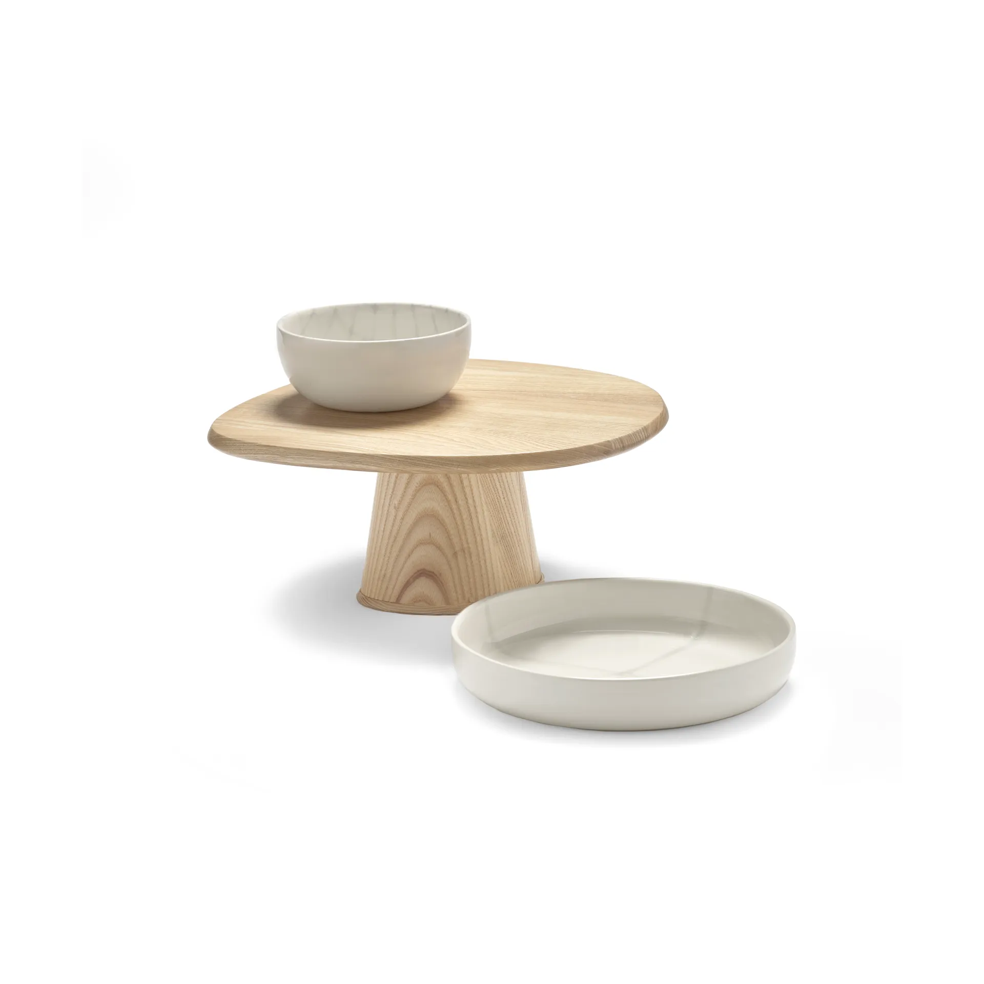 Piatto da torta Dune 03 23,5x29 cm, Ash Serax