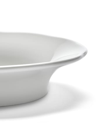 Piatto fondo laterale Silhouette M Ø15 cm confezione da 4 - Bianco - Serax