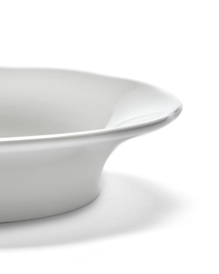 Piatto fondo laterale Silhouette M Ø15 cm confezione da 4, Bianco Serax
