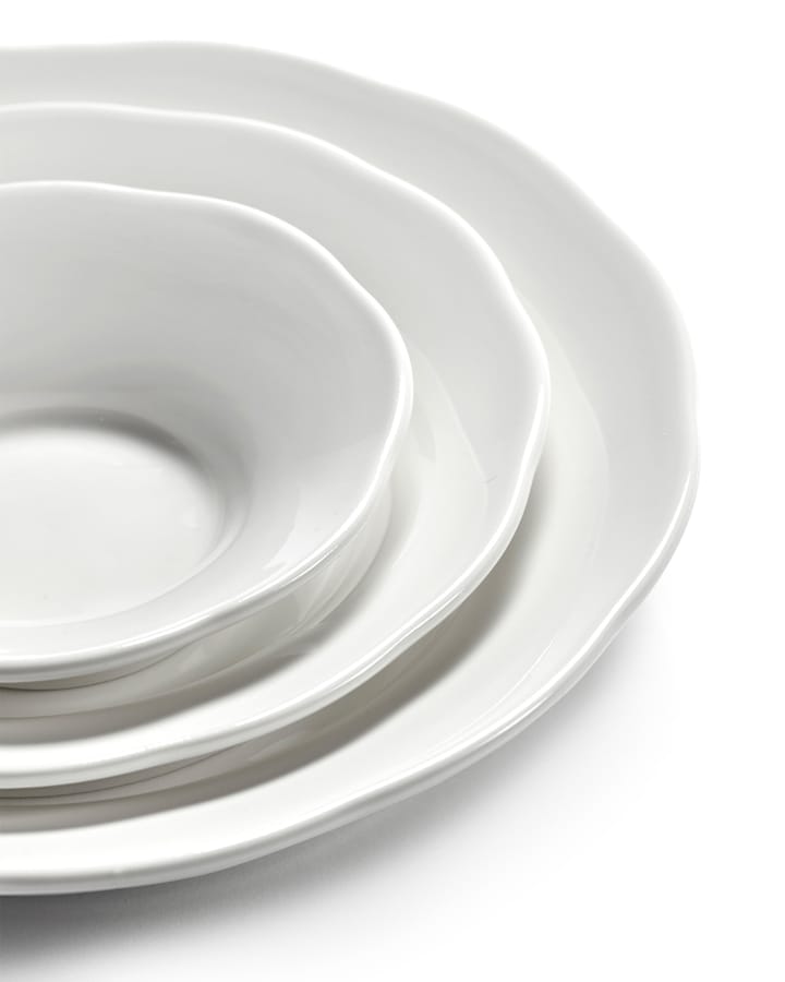 Piatto fondo laterale Silhouette S Ø10,5 cm confezione da 4, Bianco Serax