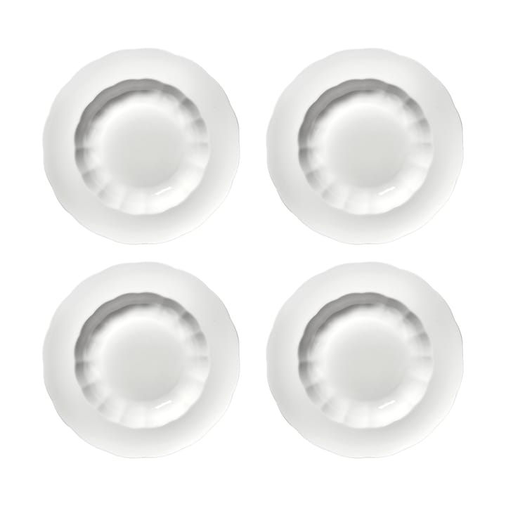 Piatto fondo Silhouette L Ø27 cm confezione da 4 - Bianco - Serax