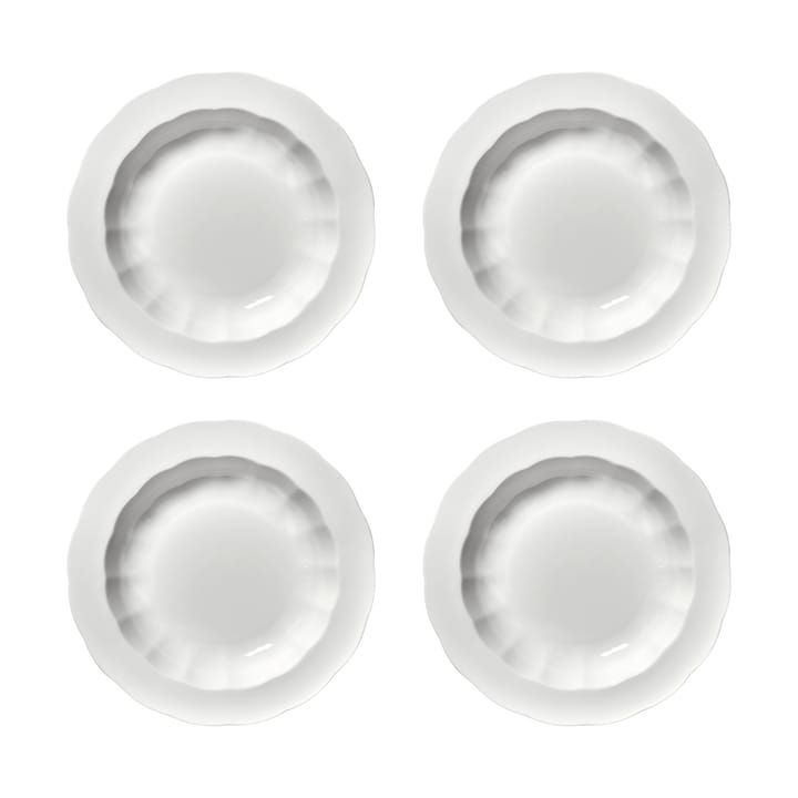 Piatto fondo Silhouette M Ø23,7 cm confezione da 4 - Bianco - Serax
