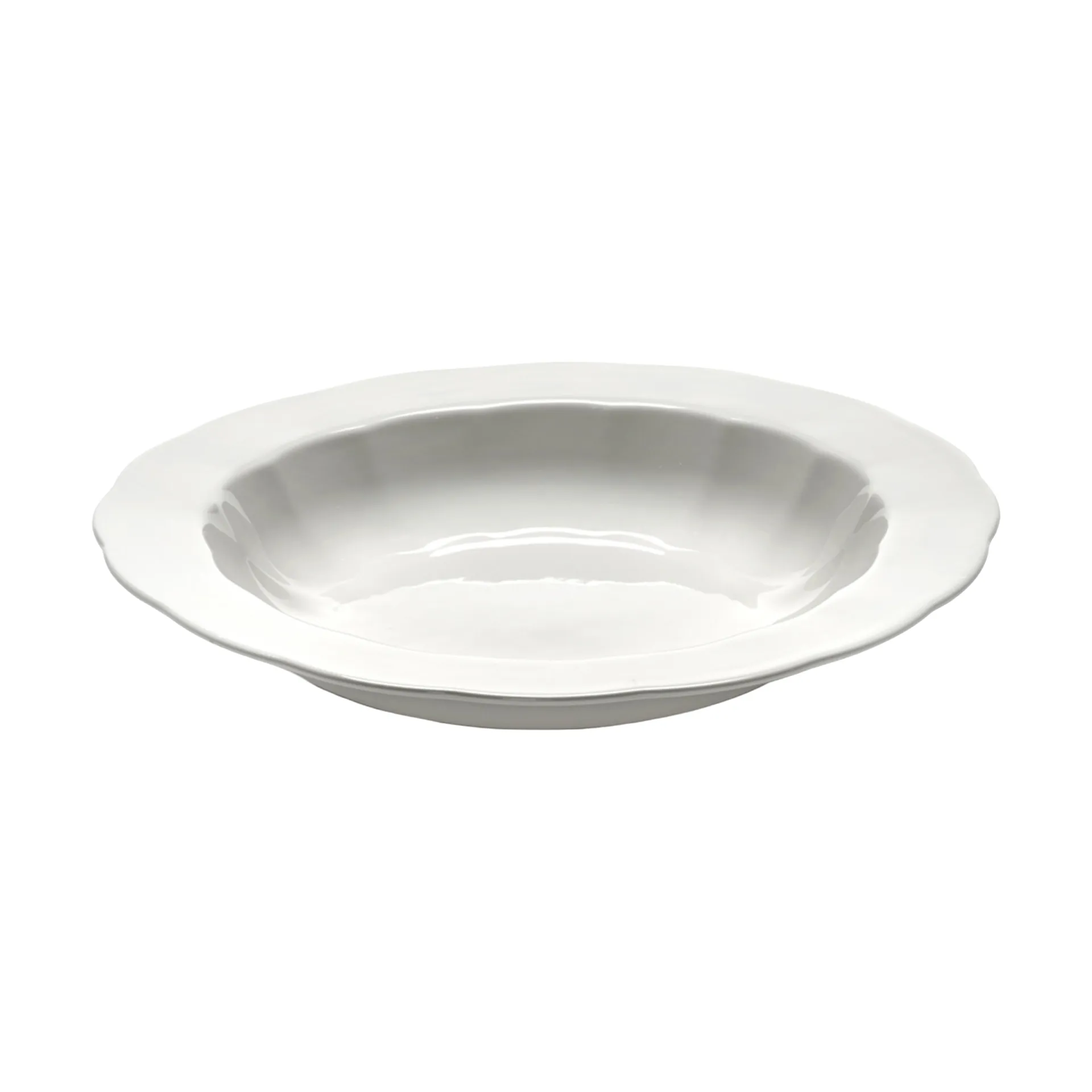 Piatto fondo Silhouette M Ø23,7 cm confezione da 4, Bianco Serax