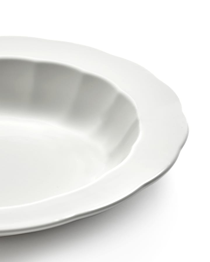 Piatto fondo Silhouette M Ø23,7 cm confezione da 4, Bianco Serax