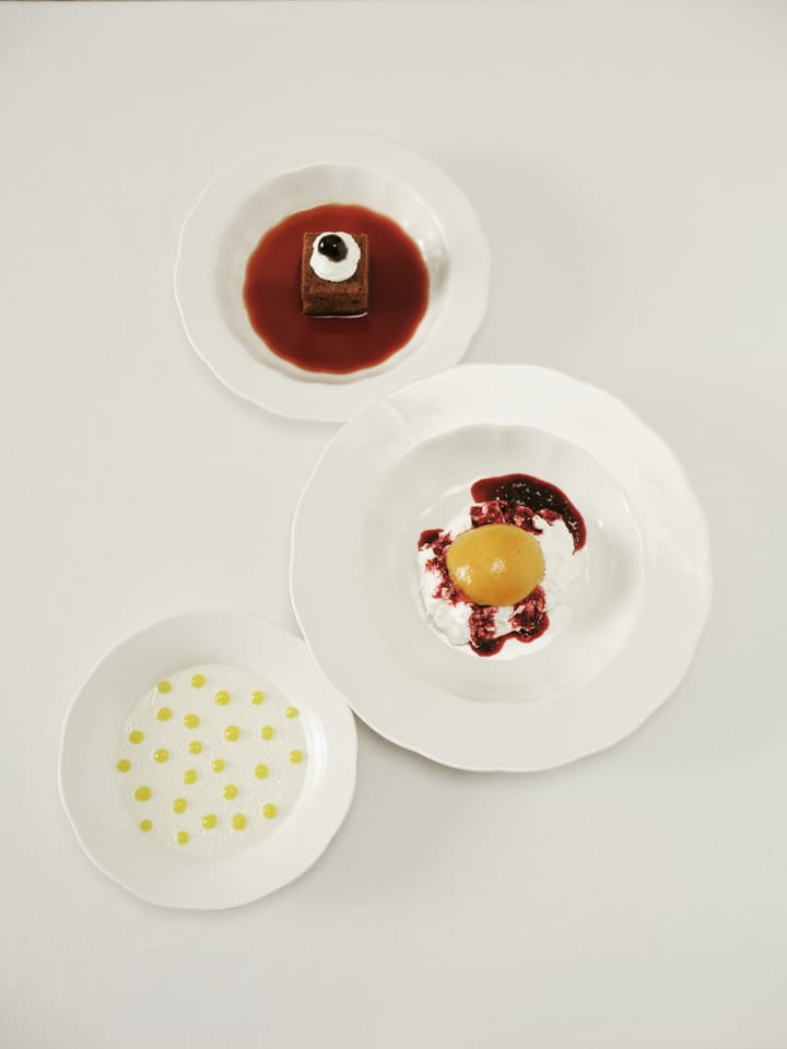 Piatto fondo Silhouette S Ø21,5 cm confezione da 4, Bianco Serax