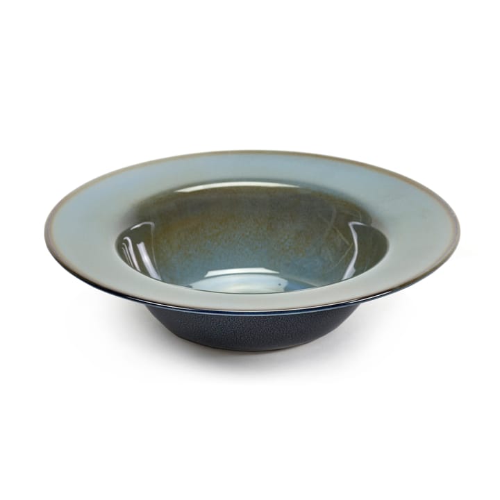 Piatto fondo Terres de Rêves 21,3 cm - blu grigio-blu scuro - Serax