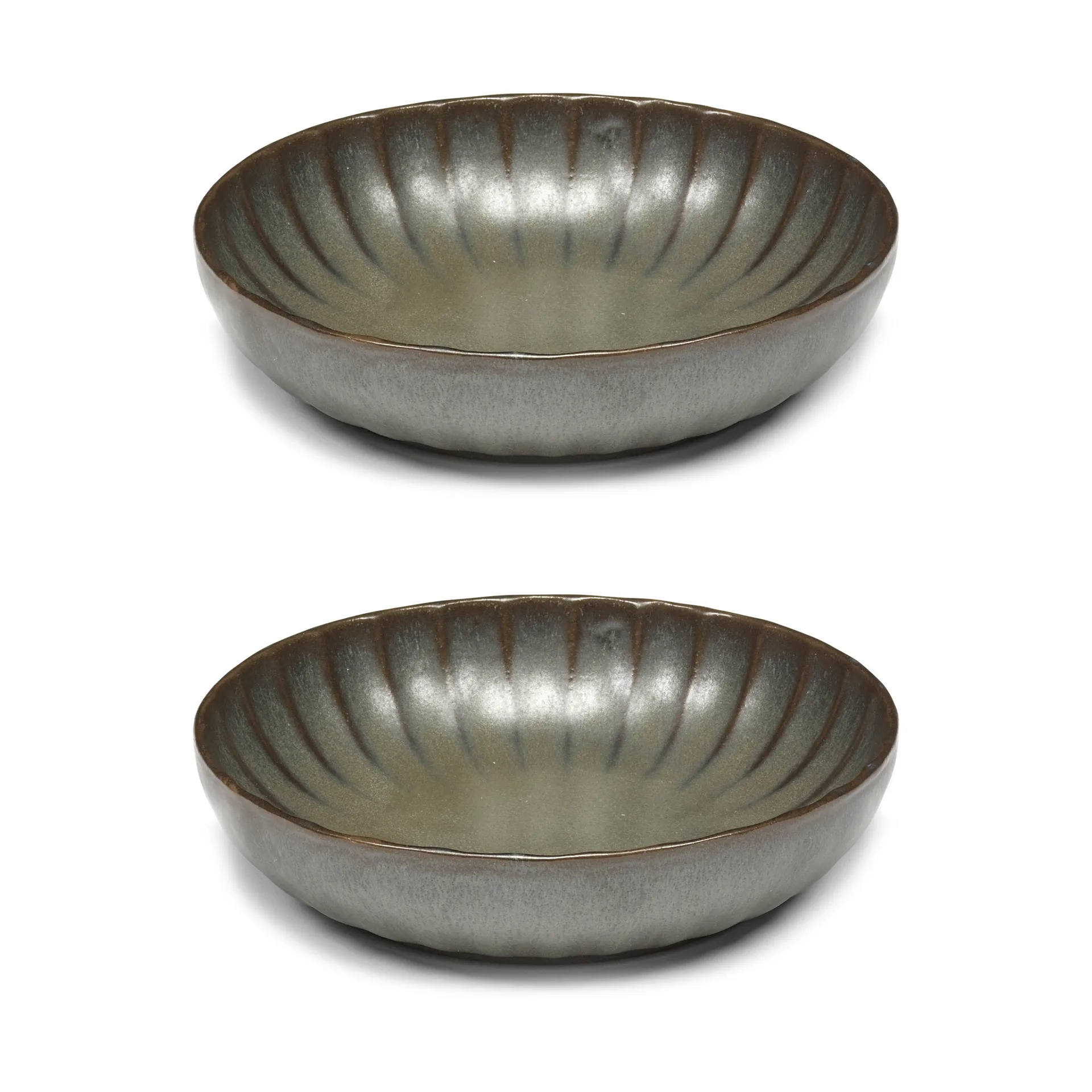 Piatto Inku XS Ø 16 cm, confezione da 2, Verde Serax