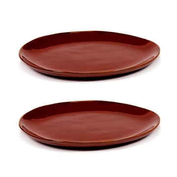 Piatto La Mère S Ø 18 cm, confezione da 2 - Rosso veneziano - Serax