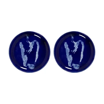Piatto Ottolenghi Feast S Ø19 cm confezione da 2 - Dark blue-pepper white - Serax